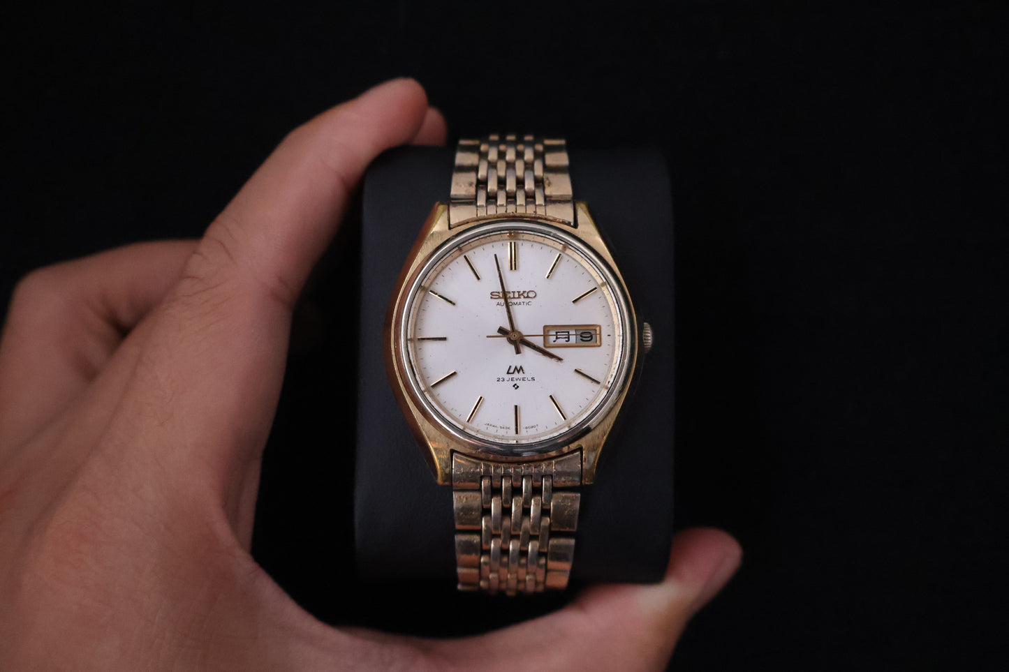 (SERVICED) Rare Vintage 1975 Seiko Lord Matic LM 23 Jewels SGP 5606-8051