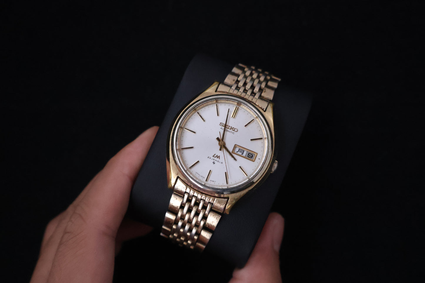 (SERVICED) Rare Vintage 1975 Seiko Lord Matic LM 23 Jewels SGP 5606-8051