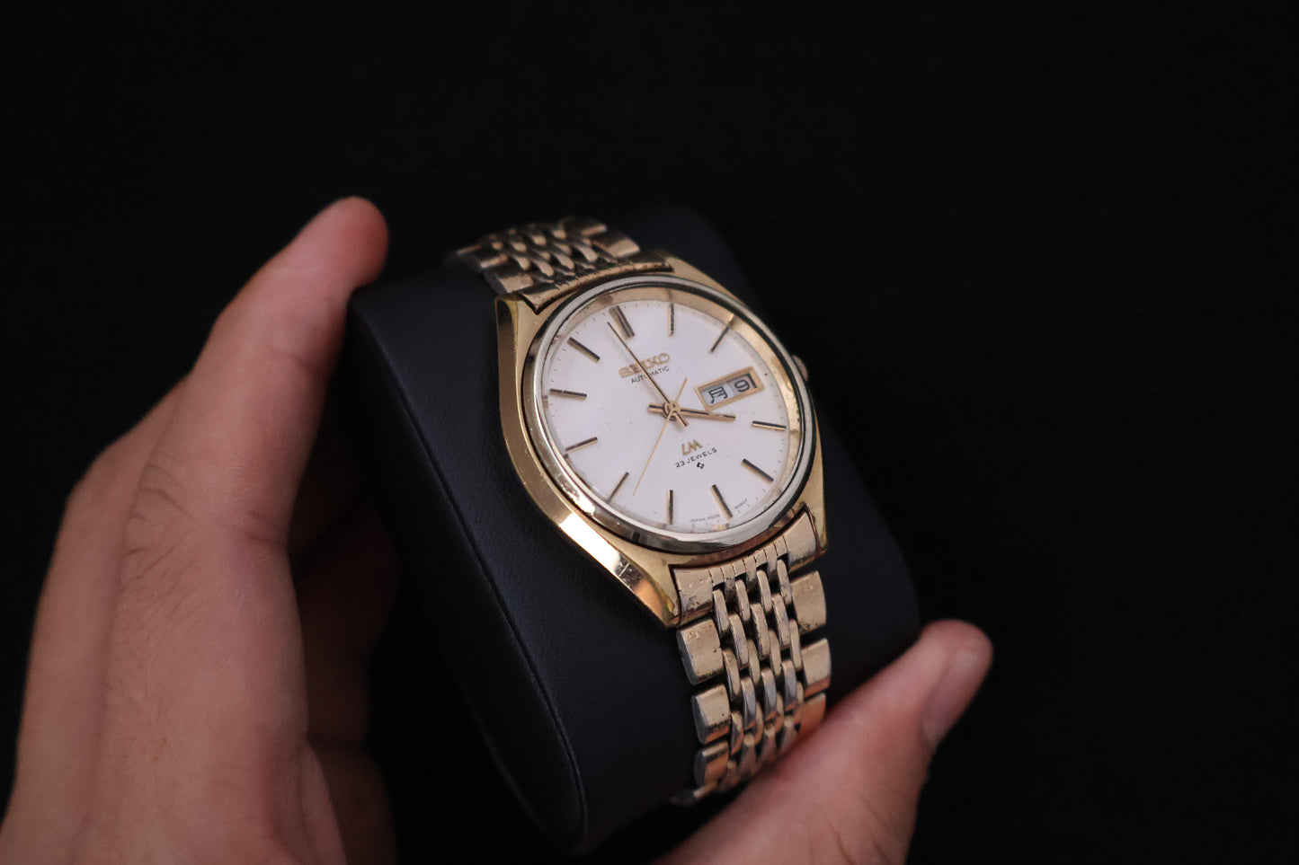 (SERVICED) Rare Vintage 1975 Seiko Lord Matic LM 23 Jewels SGP 5606-8051