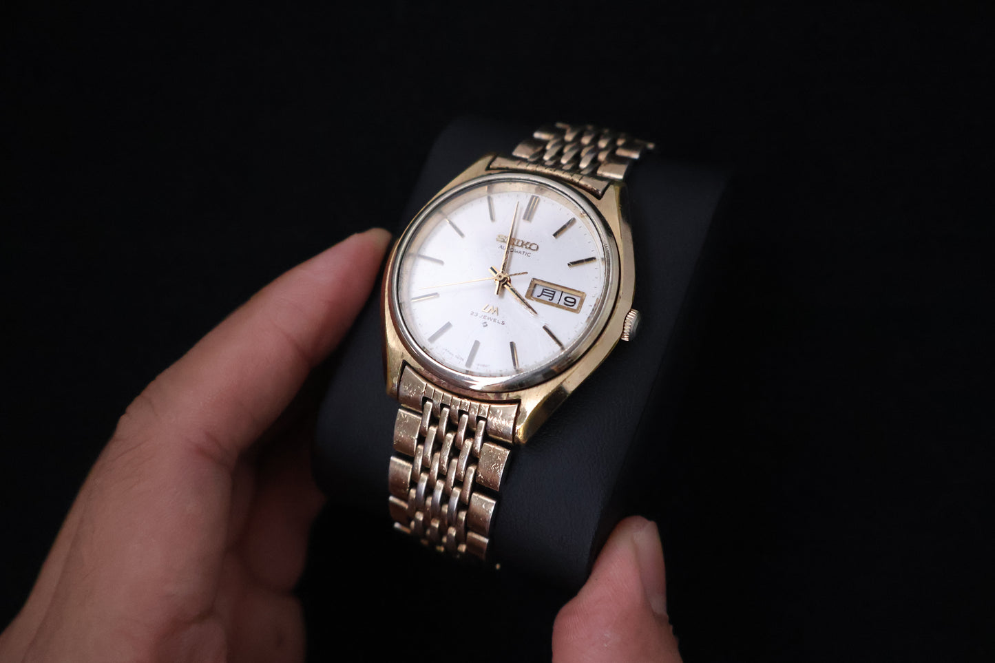(SERVICED) Rare Vintage 1975 Seiko Lord Matic LM 23 Jewels SGP 5606-8051
