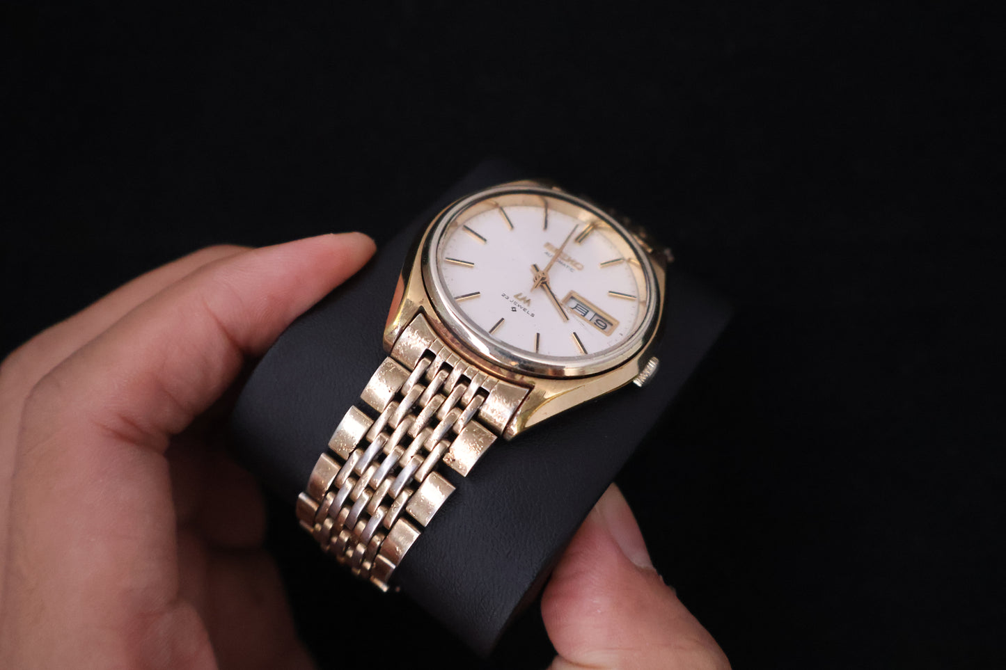 (SERVICED) Rare Vintage 1975 Seiko Lord Matic LM 23 Jewels SGP 5606-8051