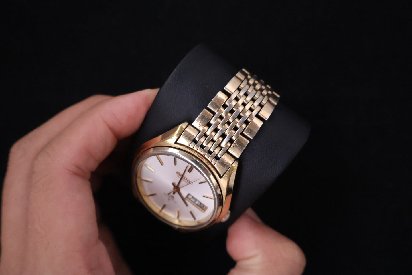(SERVICED) Rare Vintage 1975 Seiko Lord Matic LM 23 Jewels SGP 5606-8051