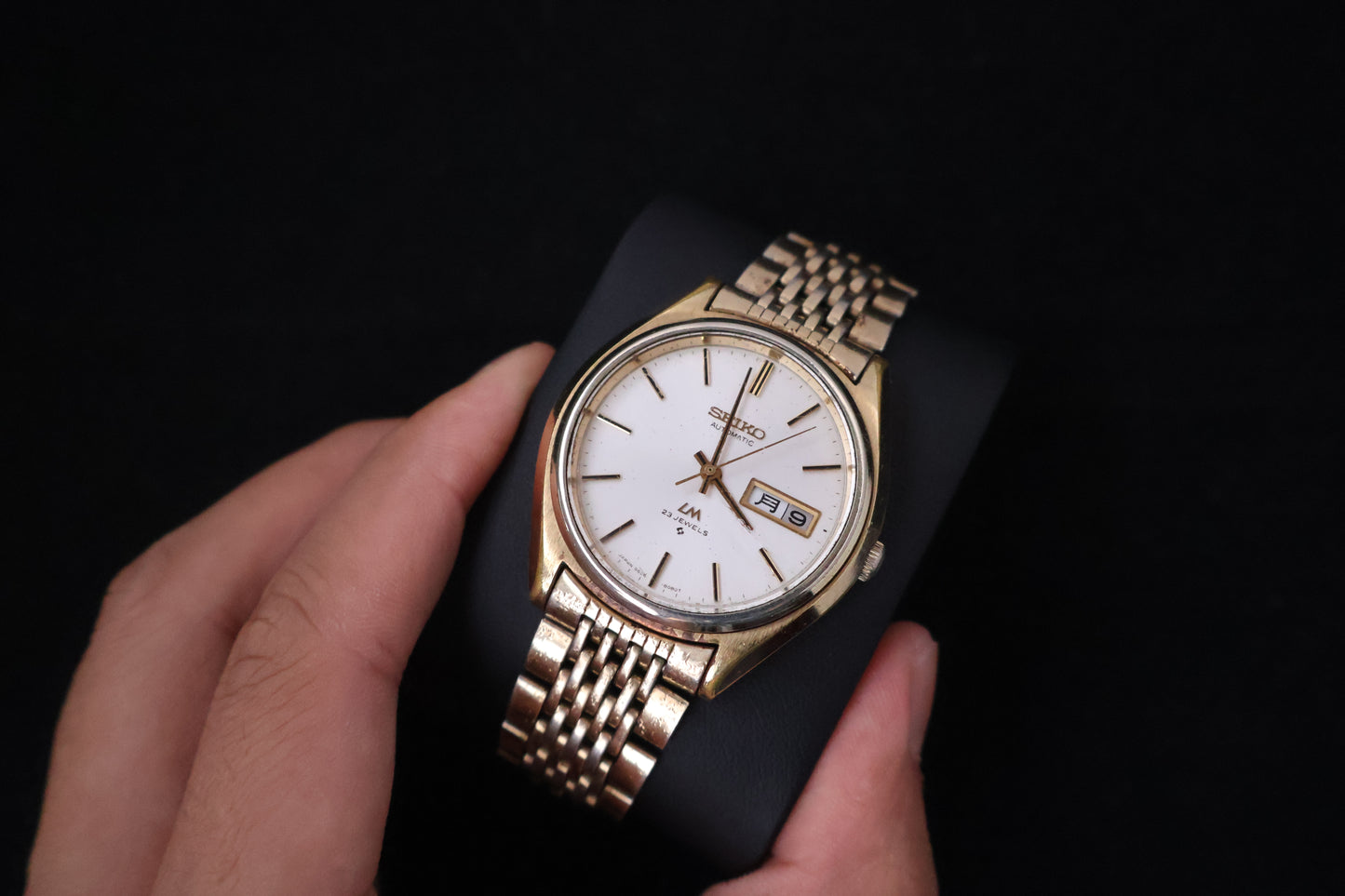 (SERVICED) Rare Vintage 1975 Seiko Lord Matic LM 23 Jewels SGP 5606-8051