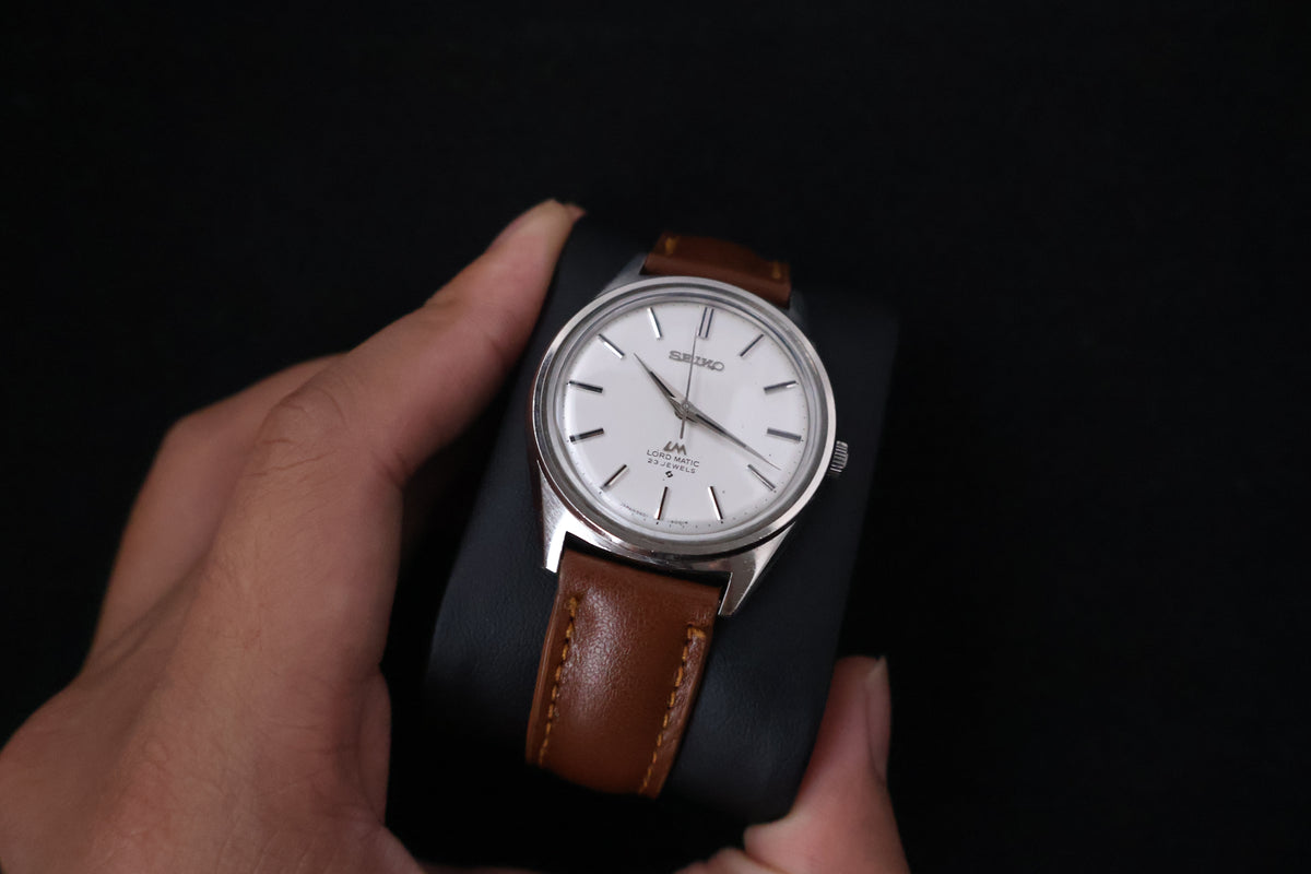 (SERVICED) Rare Vintage 1974 Seiko Lord Matic LM 23 Jewels 5601-9000