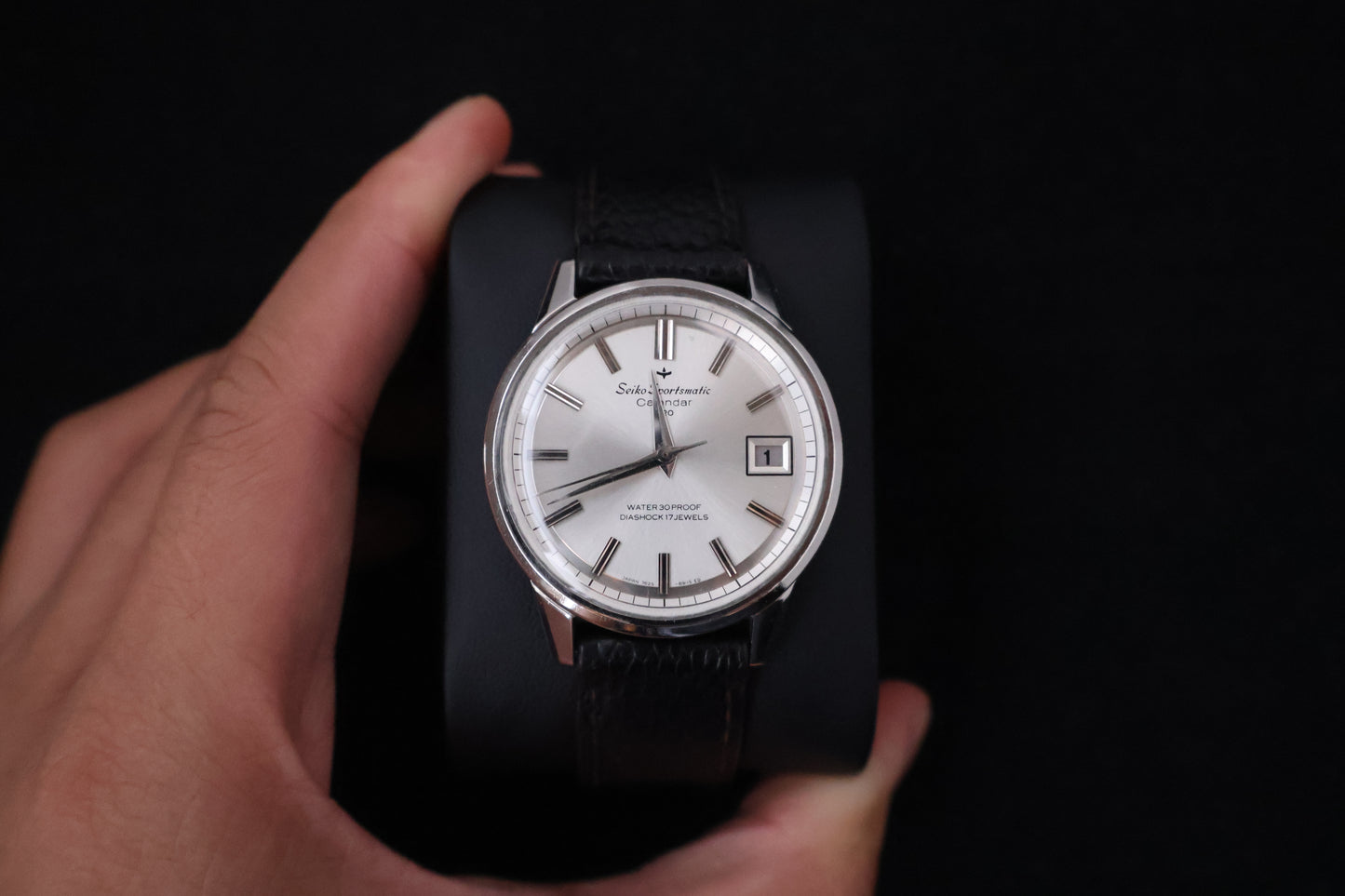 (SERVICED) Rare Vintage 1965 Seiko Sportsmatic Calendar 820 7625-8961