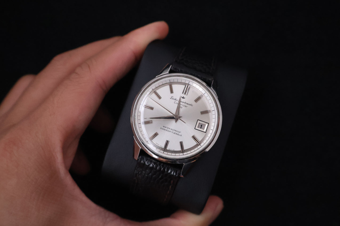 (SERVICED) Rare Vintage 1965 Seiko Sportsmatic Calendar 820 7625-8961