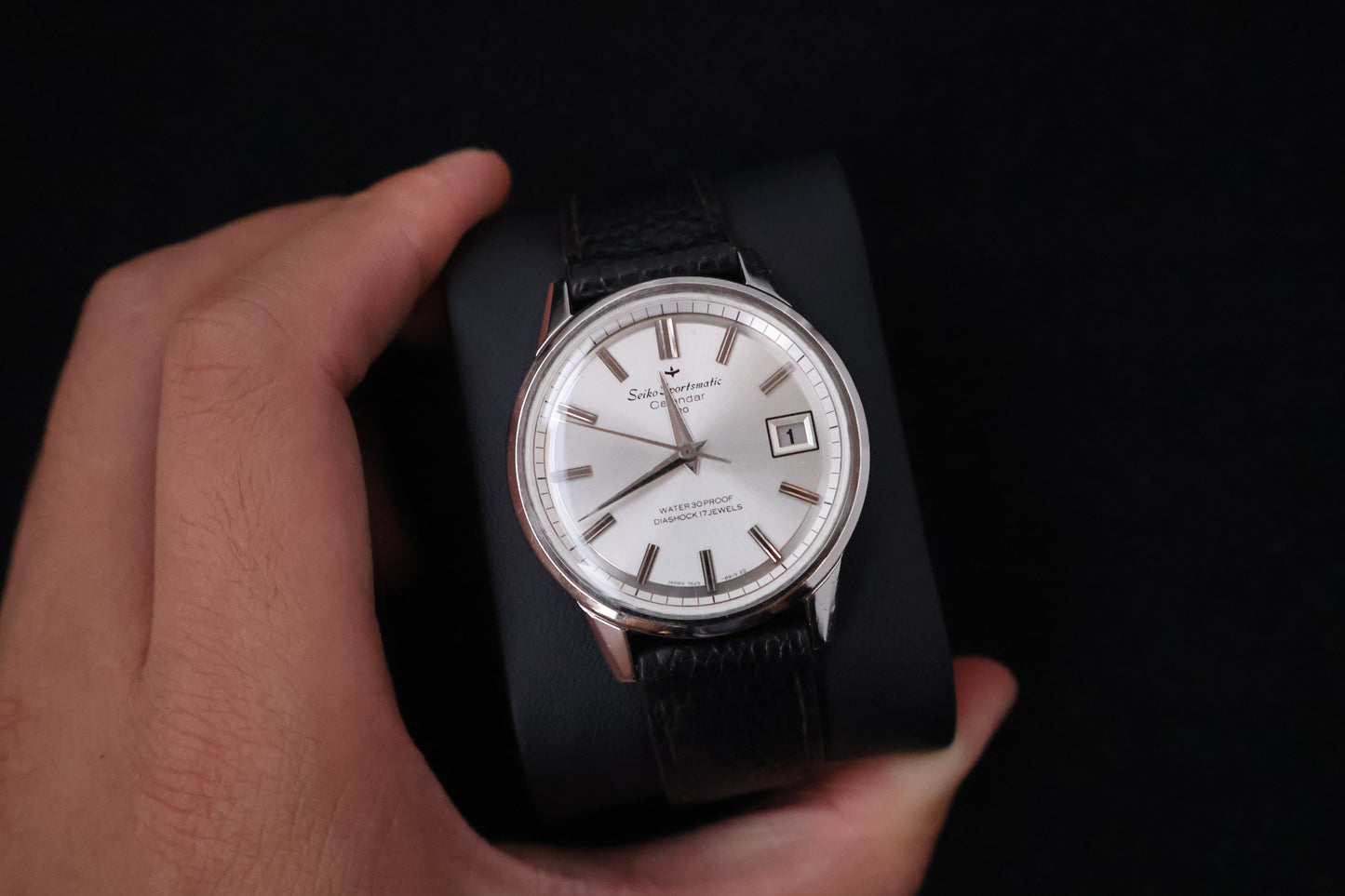 (SERVICED) Rare Vintage 1965 Seiko Sportsmatic Calendar 820 7625-8961