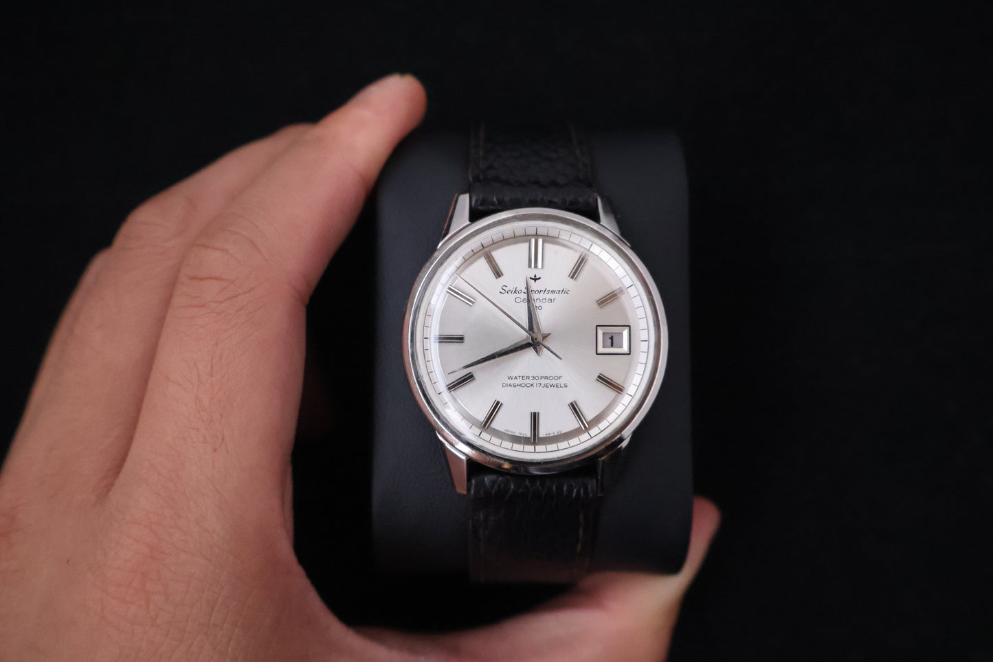 (SERVICED) Rare Vintage 1965 Seiko Sportsmatic Calendar 820 7625-8961