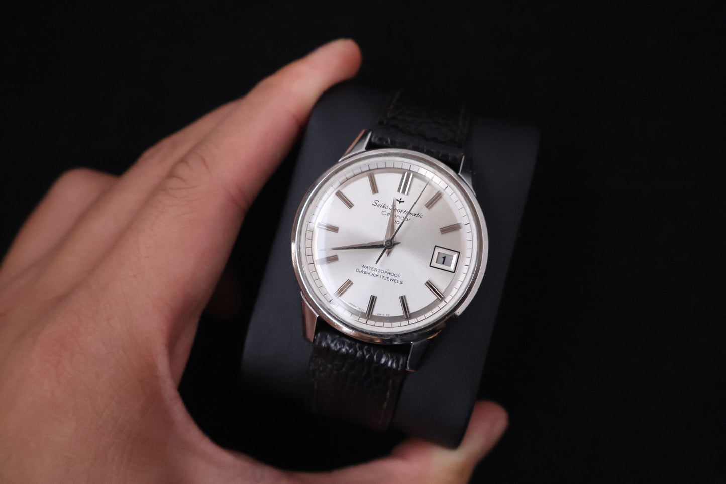 (SERVICED) Rare Vintage 1965 Seiko Sportsmatic Calendar 820 7625-8961