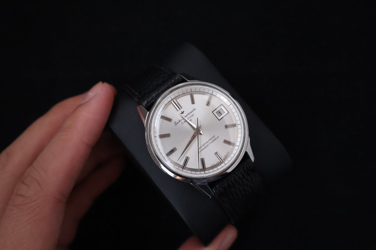 (SERVICED) Rare Vintage 1965 Seiko Sportsmatic Calendar 820 7625-8961