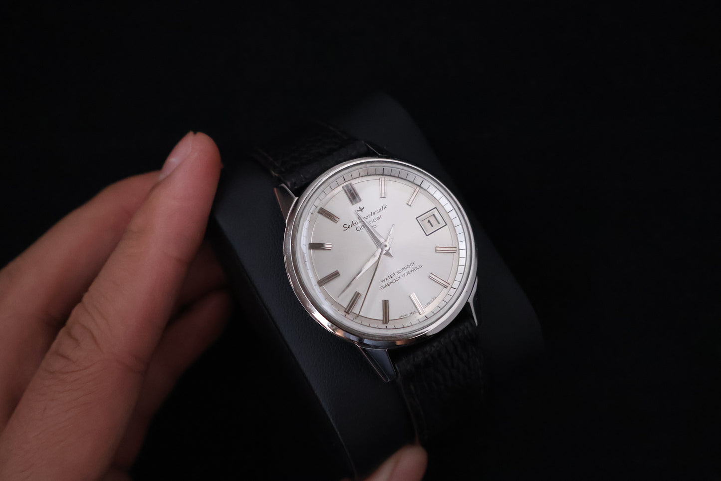 (SERVICED) Rare Vintage 1965 Seiko Sportsmatic Calendar 820 7625-8961