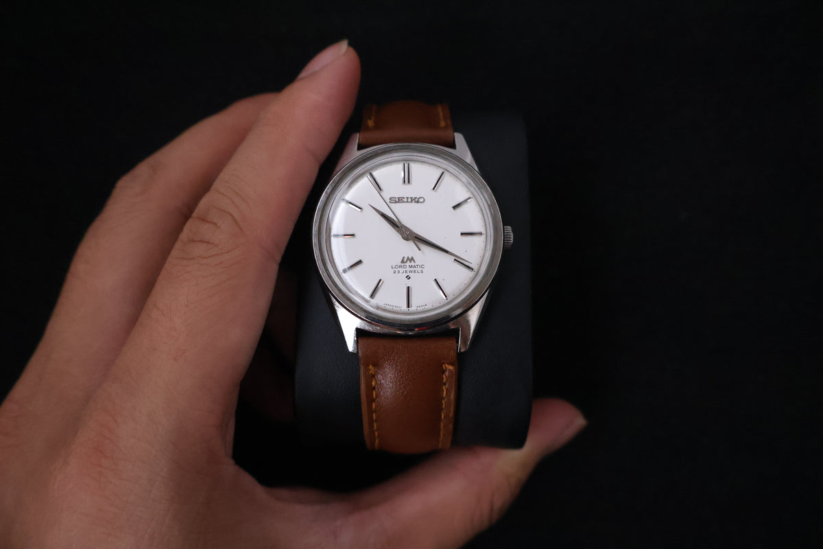 (SERVICED) Rare Vintage 1974 Seiko Lord Matic LM 23 Jewels 5601-9000