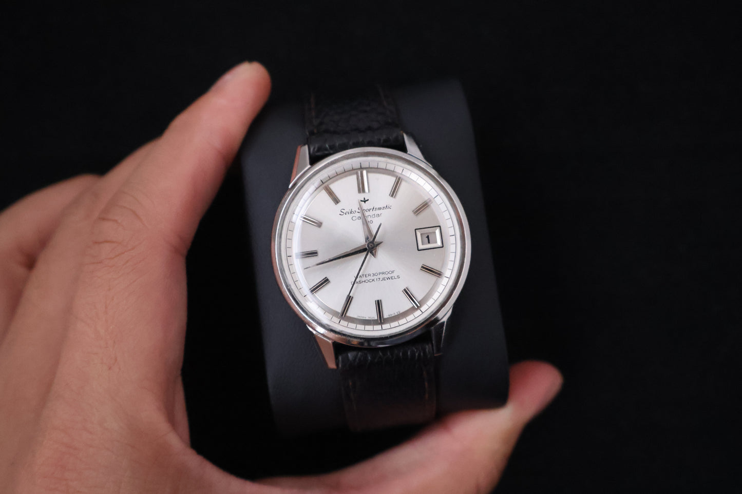 (SERVICED) Rare Vintage 1965 Seiko Sportsmatic Calendar 820 7625-8961