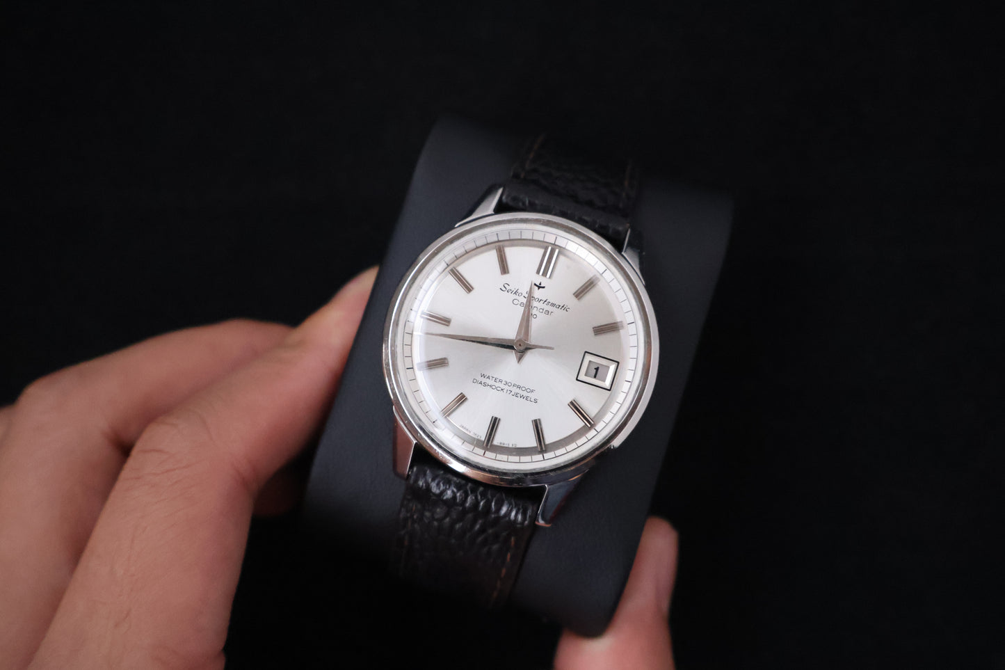 (SERVICED) Rare Vintage 1965 Seiko Sportsmatic Calendar 820 7625-8961