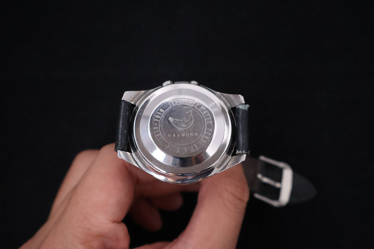 (SERVICED) Rare Vintage 1966 Seiko Sportsmatic 5 Deluxe 25 Jewels 7619-7010