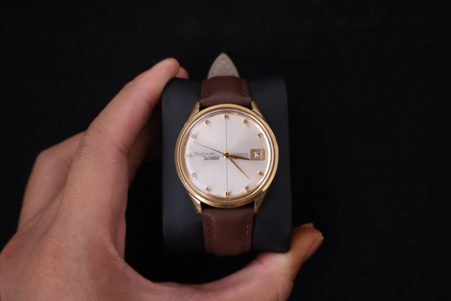 (SERVICED) Rare Vintage 1965 Seiko Seikomatic Weekdater EGP 26 Jewels 6206-8010