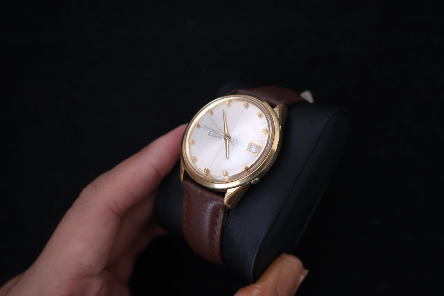 (SERVICED) Rare Vintage 1965 Seiko Seikomatic Weekdater EGP 26 Jewels 6206-8010