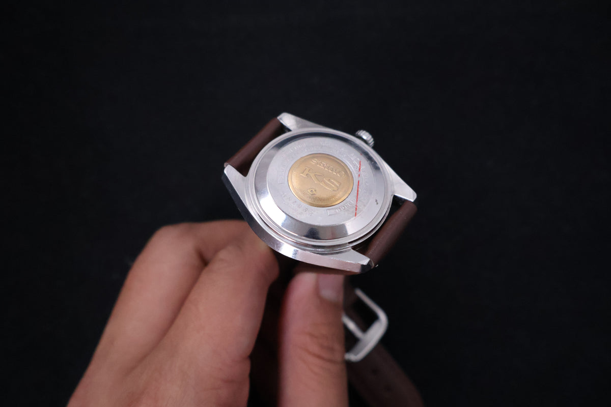 (SERVICED) Rare Vintage 1969 Seiko King Seiko 56KS Hi-Beat Gold Medallion 25 Jewels 5625-7000