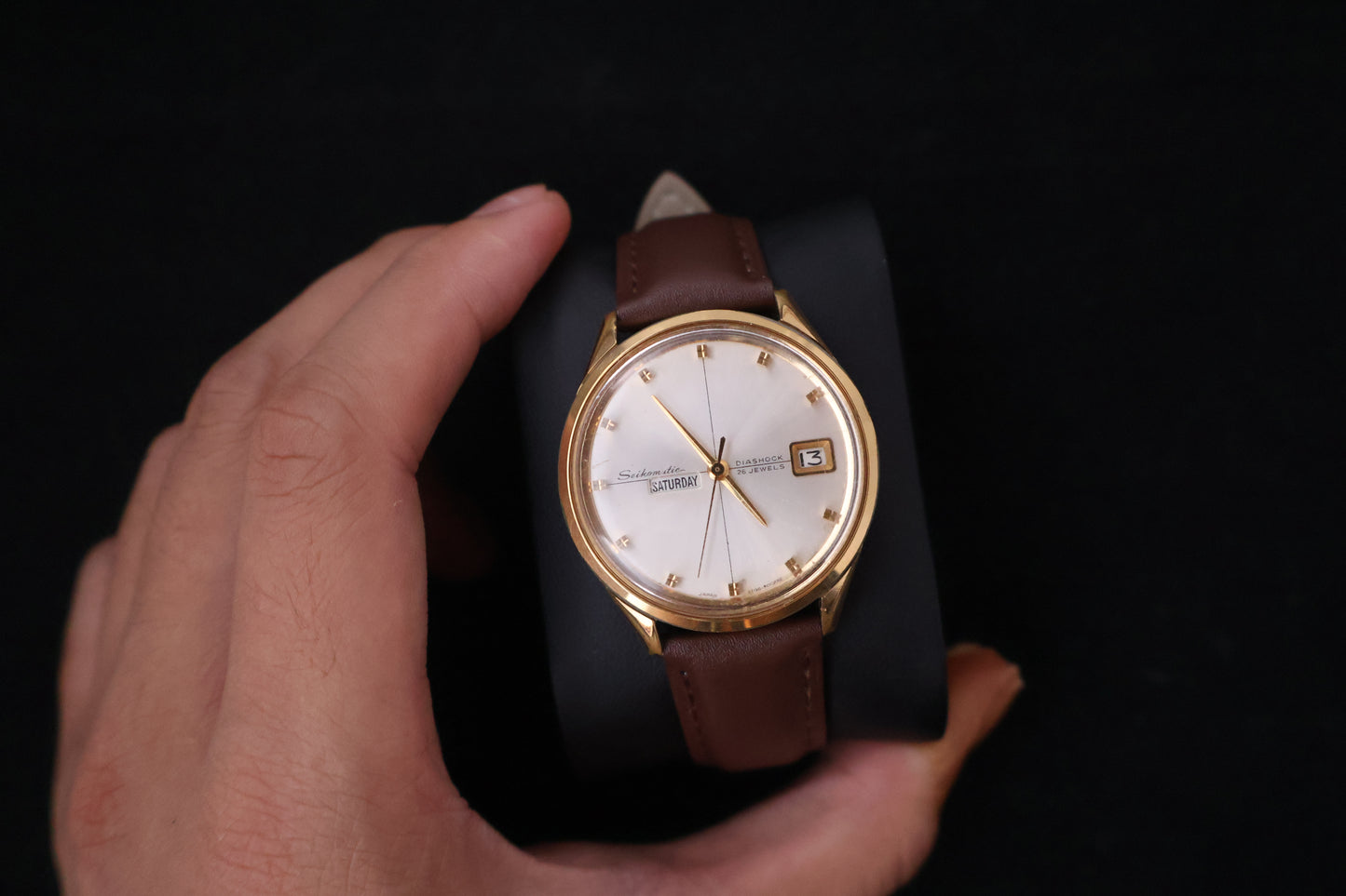 (SERVICED) Rare Vintage 1965 Seiko Seikomatic Weekdater EGP 26 Jewels 6206-8010