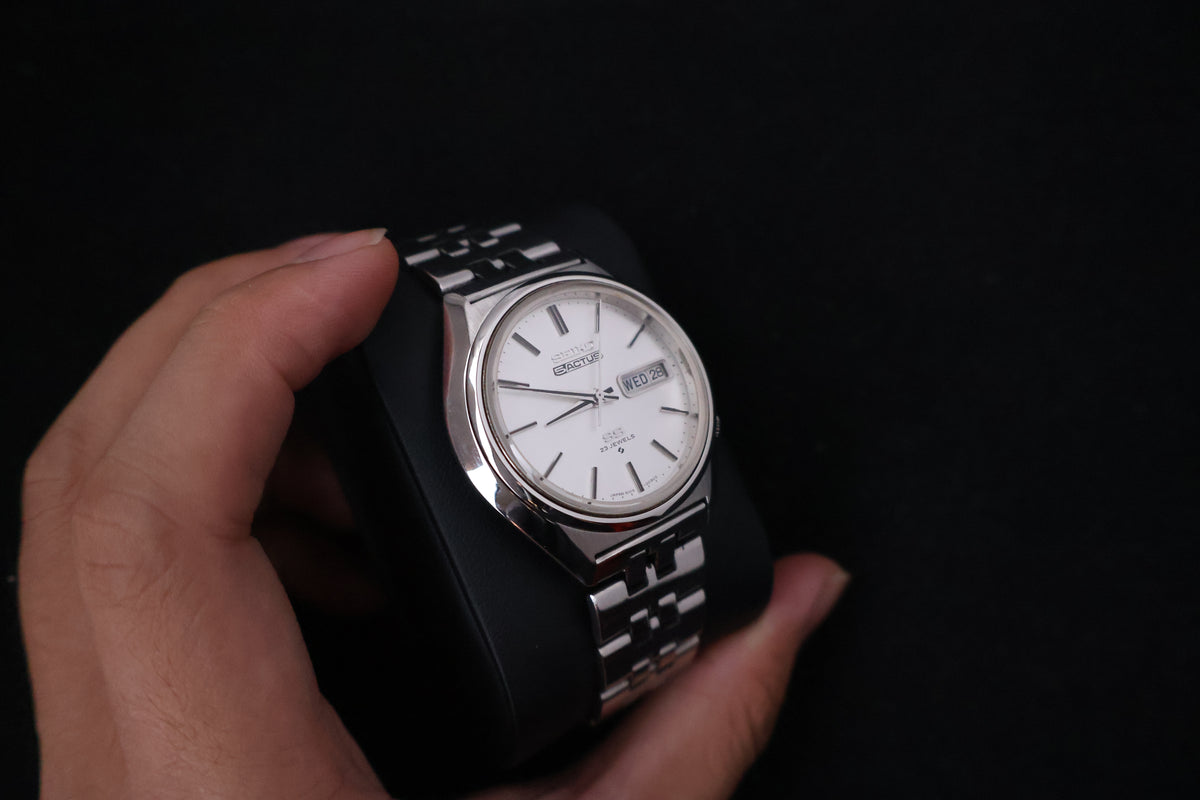 (SERVICED) Rare Vintage 1973 Seiko 5 Actus SS 23 Jewels 6106-7580