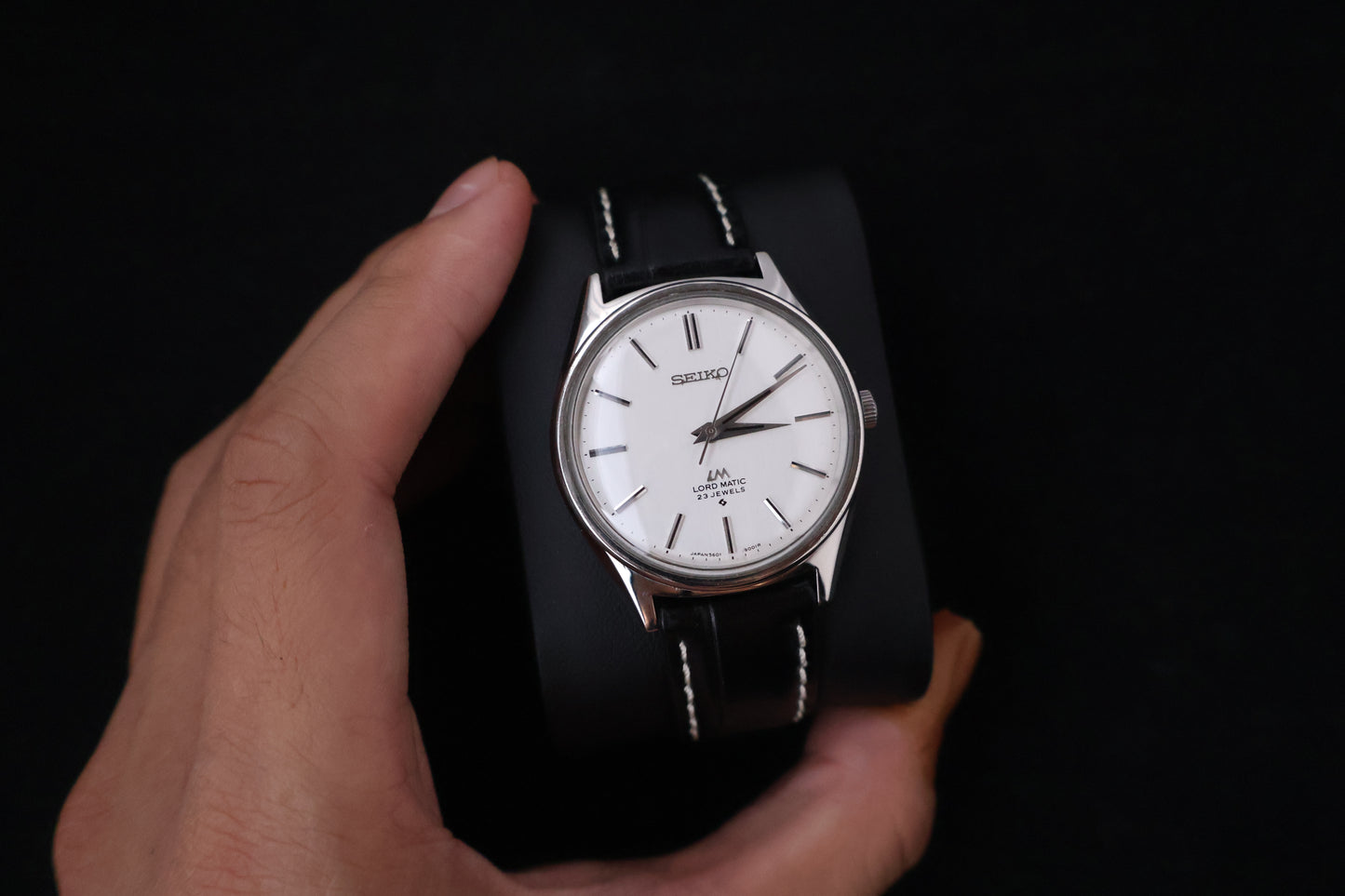 (SERVICED) Rare Vintage 1972 Seiko Lord Matic LM 23 Jewels 5601-9000