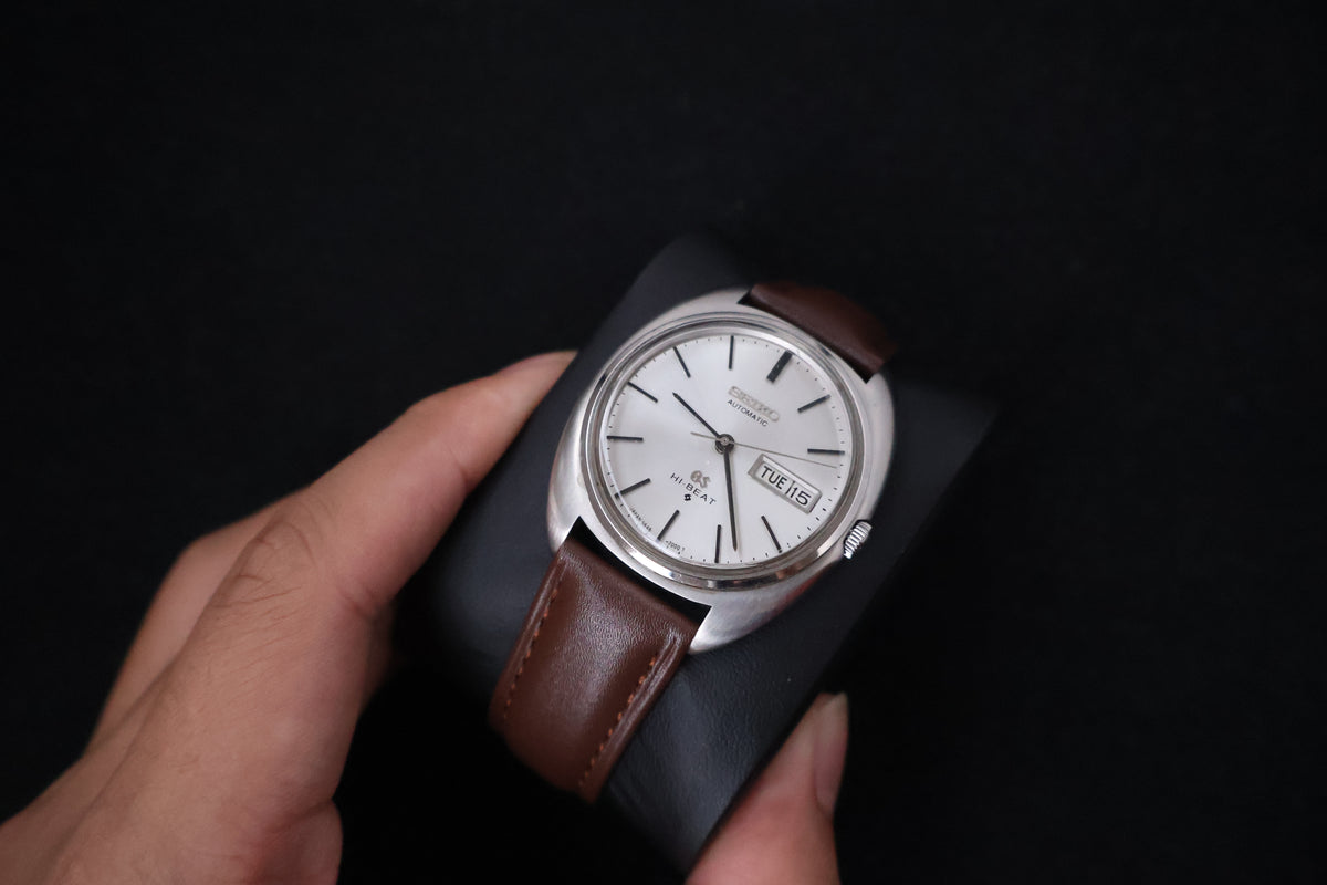 (SERVICED) Rare Vintage 1971 Seiko Grand Seiko 56GS Hi-Beat Gold Medallion 5646-7000