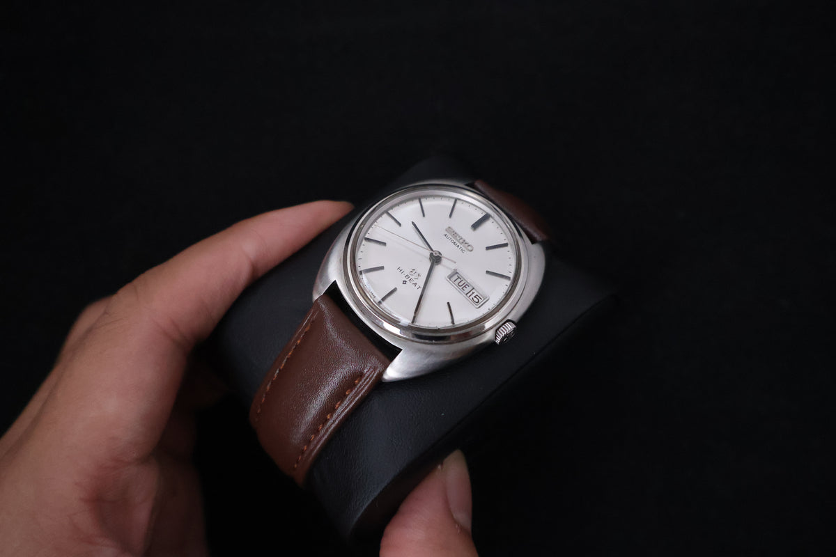 (SERVICED) Rare Vintage 1971 Seiko Grand Seiko 56GS Hi-Beat Gold Medallion 5646-7000