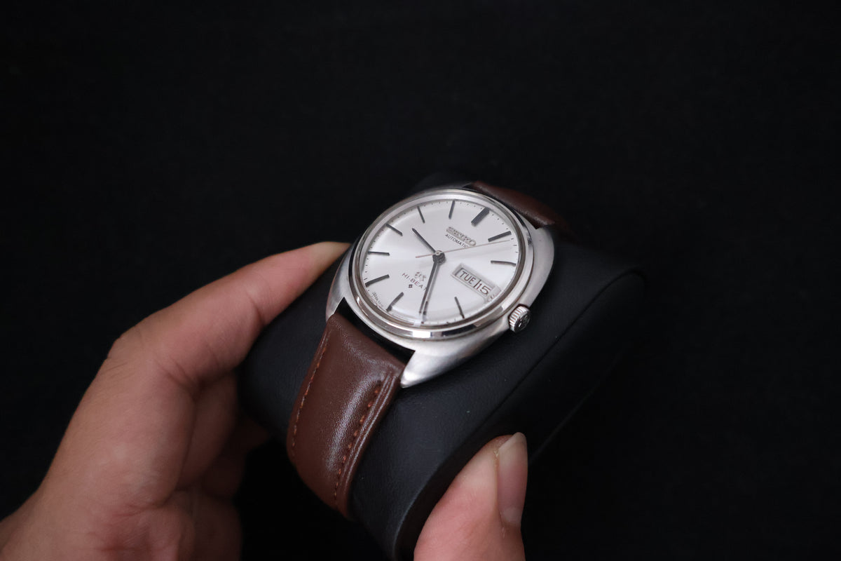 (SERVICED) Rare Vintage 1971 Seiko Grand Seiko 56GS Hi-Beat Gold Medallion 5646-7000
