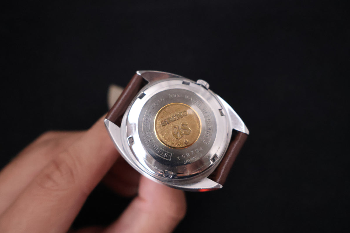 (SERVICED) Rare Vintage 1971 Seiko Grand Seiko 56GS Hi-Beat Gold Medallion 5646-7000