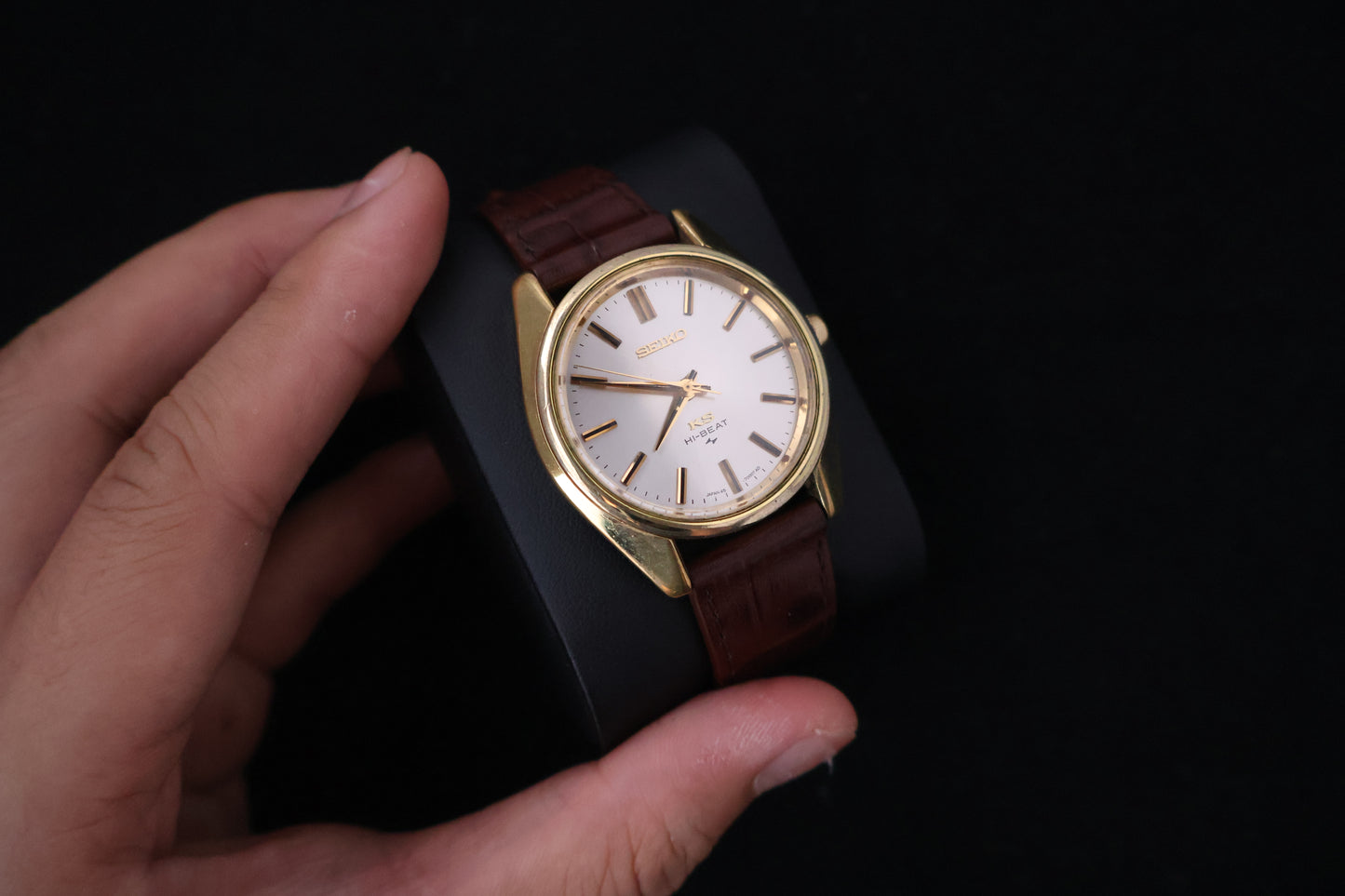 (SERVICED) Rare Vintage 1968 King Seiko KS Hi-Beat Gold Medallion 25 Jewels - 45-7000 SGP