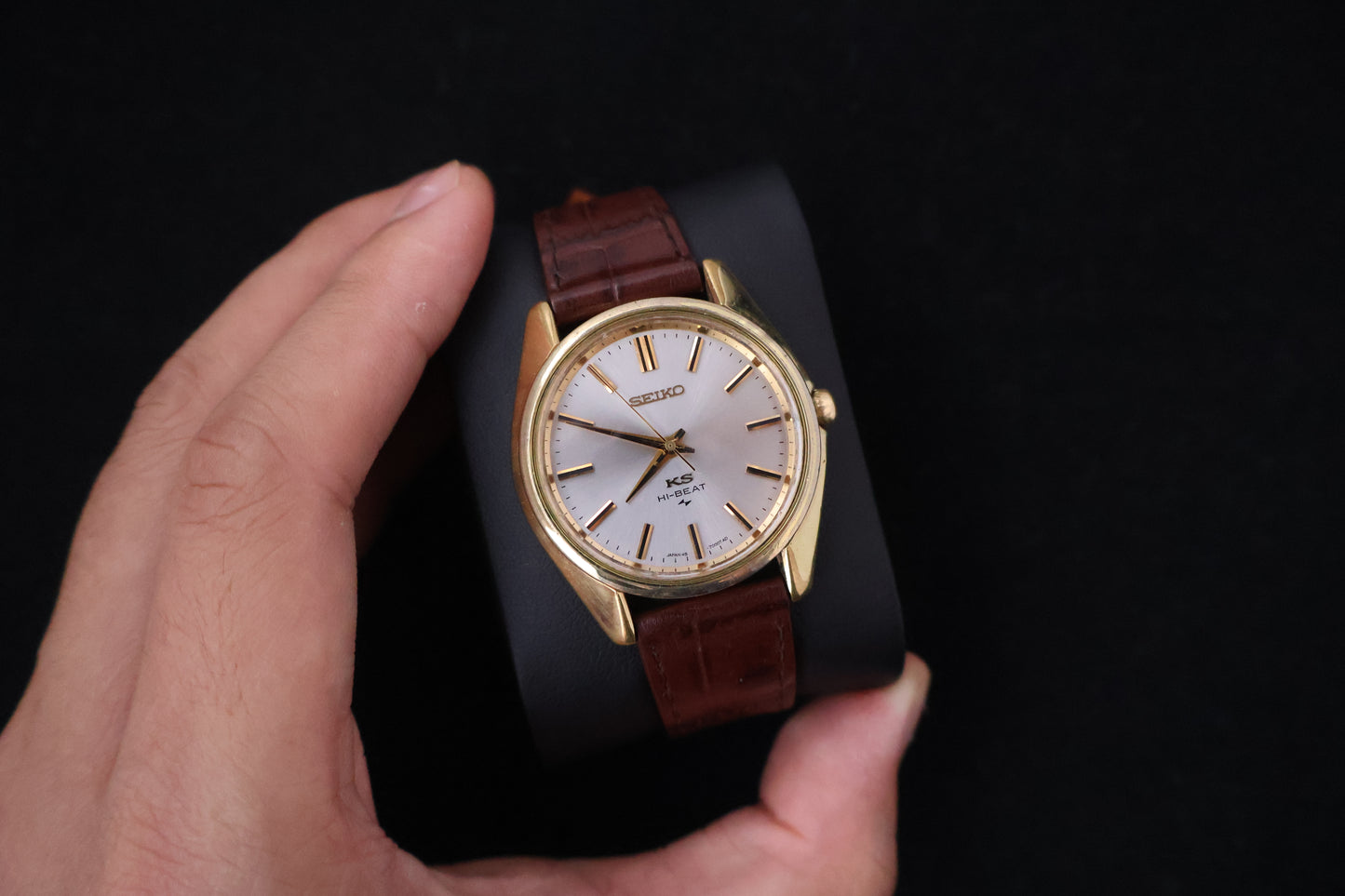 (SERVICED) Rare Vintage 1968 King Seiko KS Hi-Beat Gold Medallion 25 Jewels - 45-7000 SGP