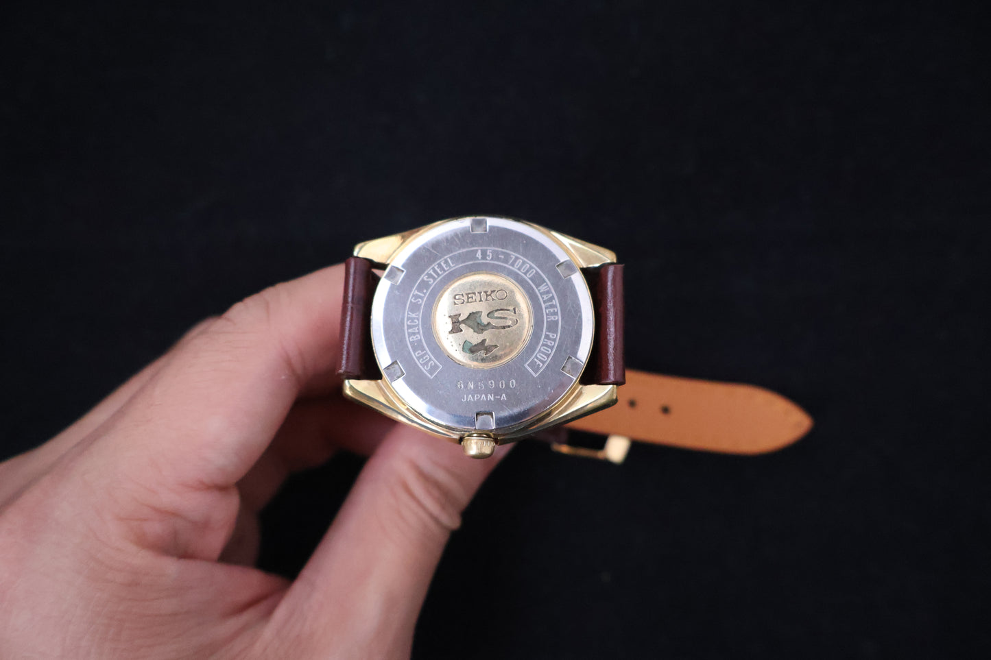 (SERVICED) Rare Vintage 1968 King Seiko KS Hi-Beat Gold Medallion 25 Jewels - 45-7000 SGP