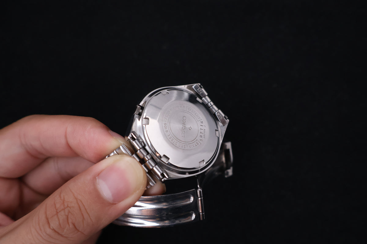 (SERVICED) Rare Vintage 1973 Seiko 5 Actus SS 23 Jewels 6106-7580