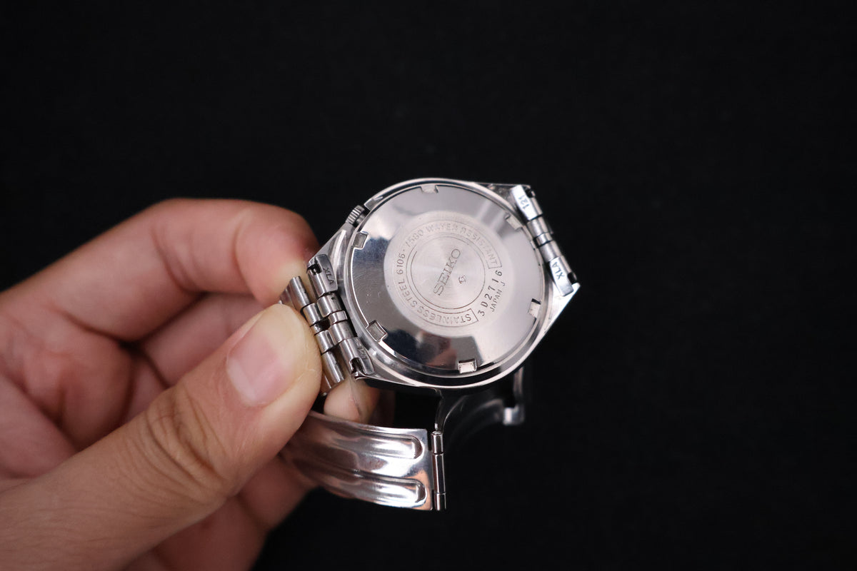 (SERVICED) Rare Vintage 1973 Seiko 5 Actus SS 23 Jewels 6106-7580