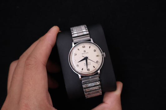 (SERVICED) Rare Vintage 1950s Seiko Unique Nivaflex 15 Jewels - U13050 Seikosha
