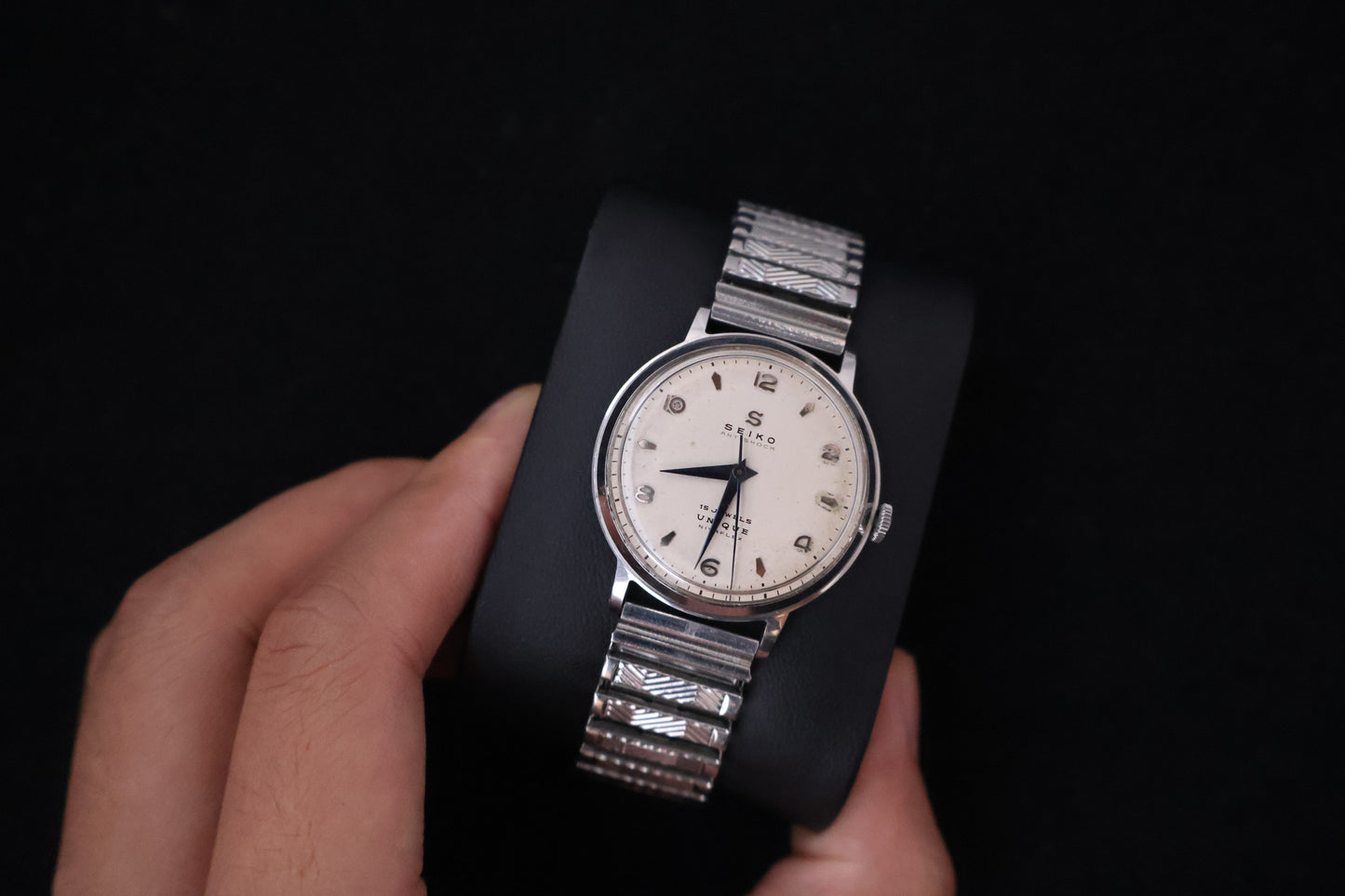 (SERVICED) Rare Vintage 1950s Seiko Unique Nivaflex 15 Jewels - U13050 Seikosha