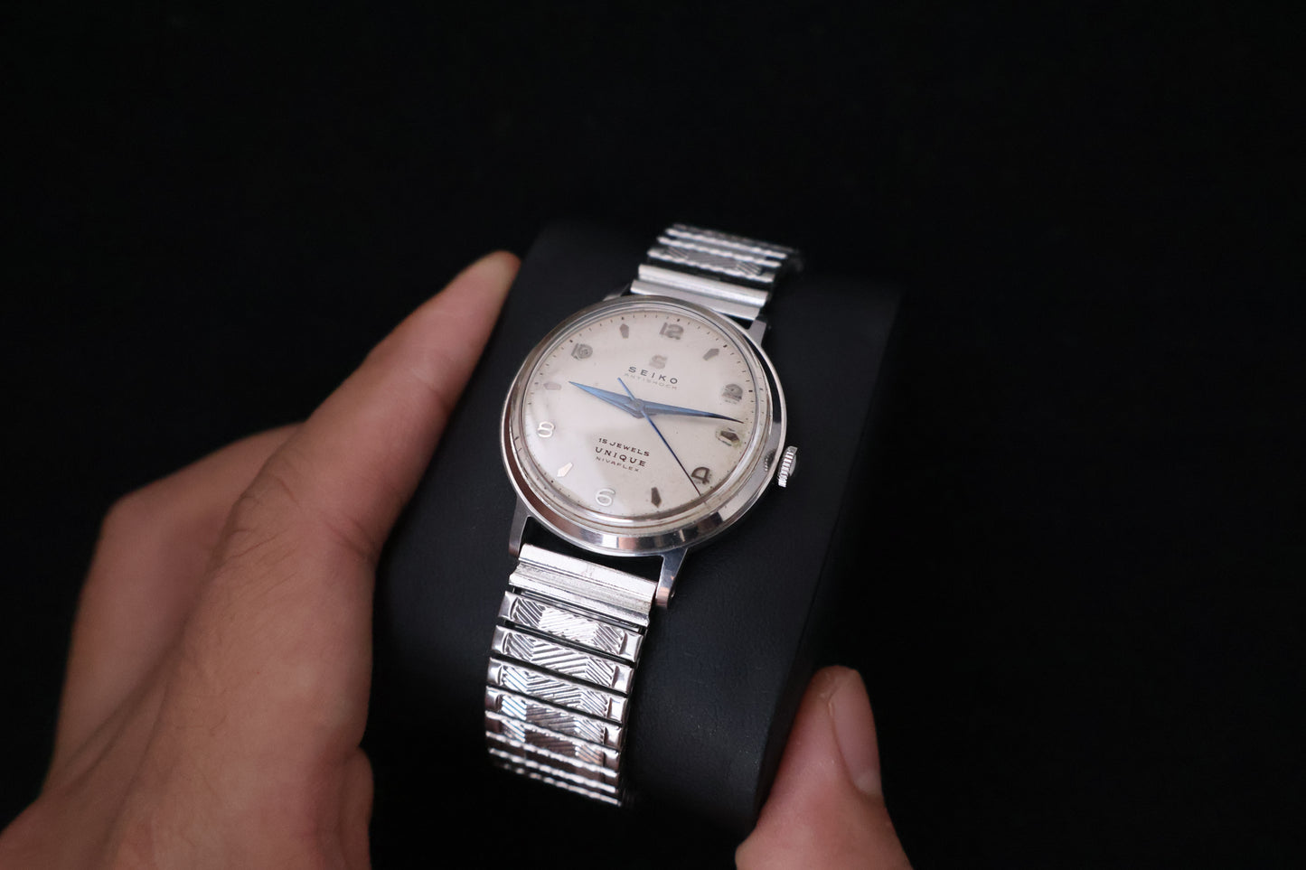 (SERVICED) Rare Vintage 1950s Seiko Unique Nivaflex 15 Jewels - U13050 Seikosha