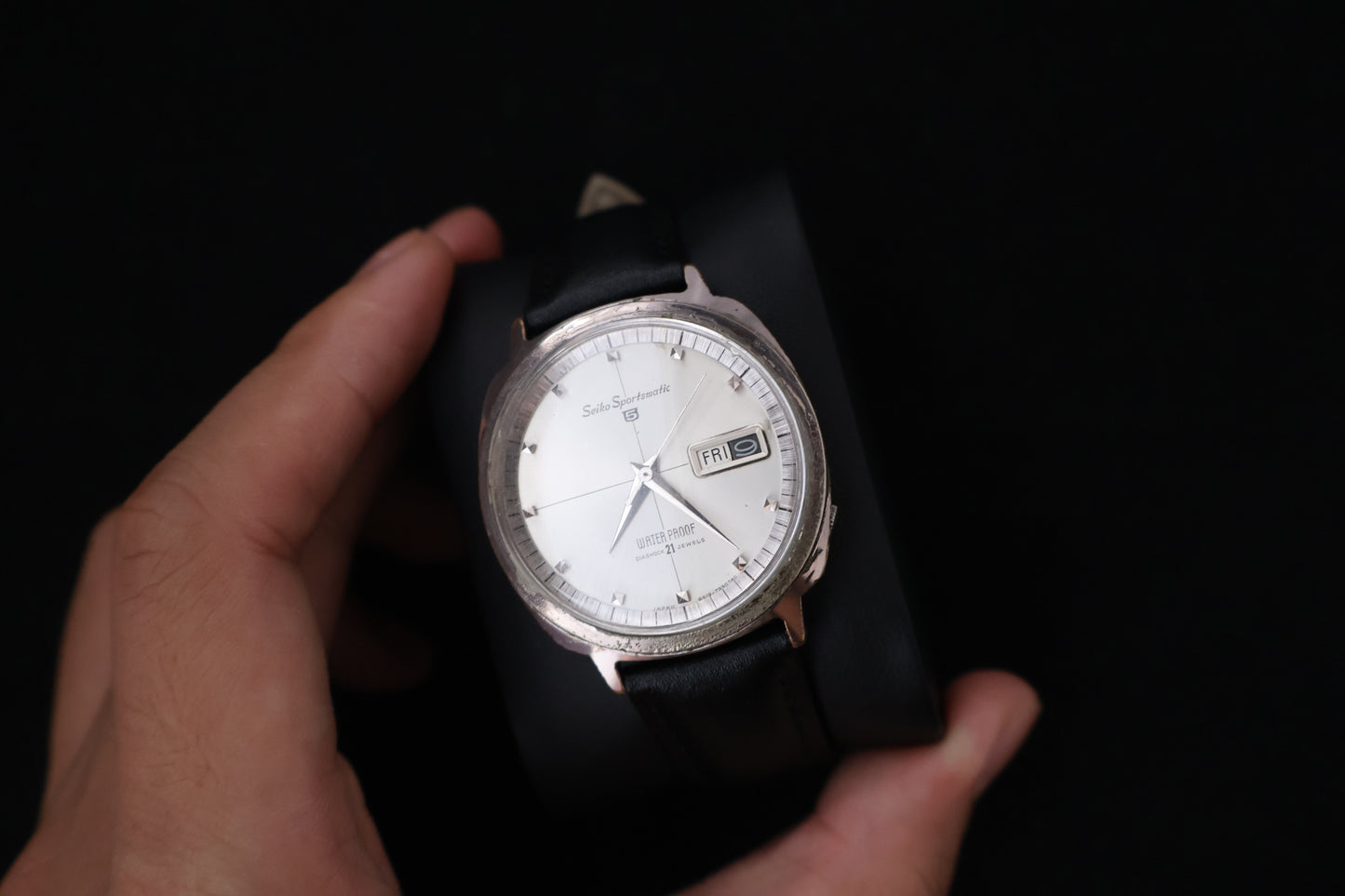 (SERVICED) Rare Vintage 1964 Seiko Sportsmatic 5 Diashock 21 Jewels 6619 - 7990