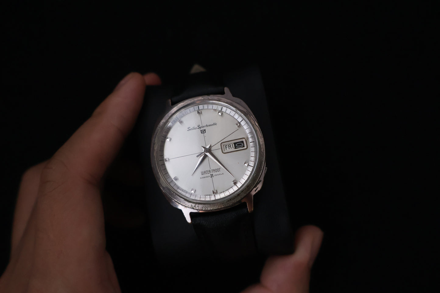 (SERVICED) Rare Vintage 1964 Seiko Sportsmatic 5 Diashock 21 Jewels 6619 - 7990
