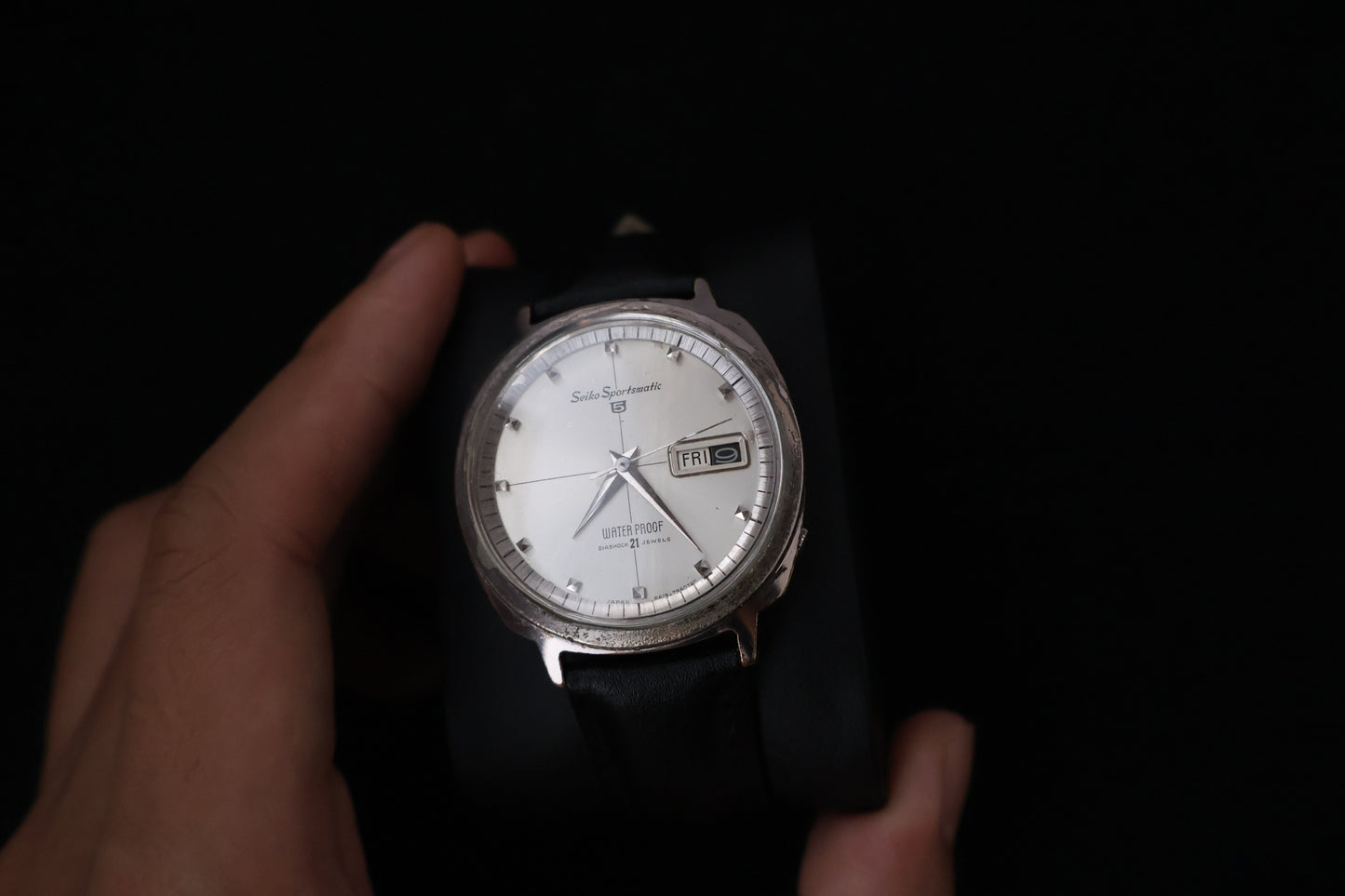 (SERVICED) Rare Vintage 1964 Seiko Sportsmatic 5 Diashock 21 Jewels 6619 - 7990