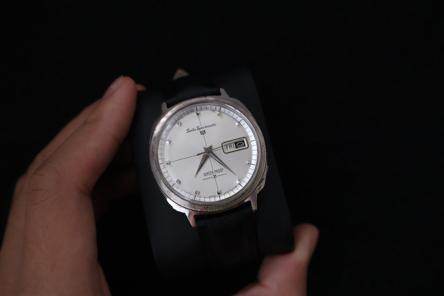 (SERVICED) Rare Vintage 1964 Seiko Sportsmatic 5 Diashock 21 Jewels 6619 - 7990
