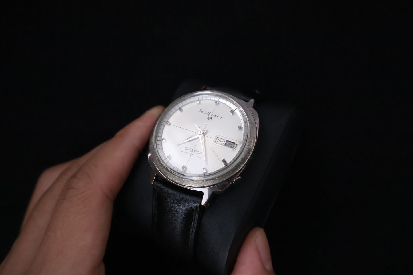 (SERVICED) Rare Vintage 1964 Seiko Sportsmatic 5 Diashock 21 Jewels 6619 - 7990