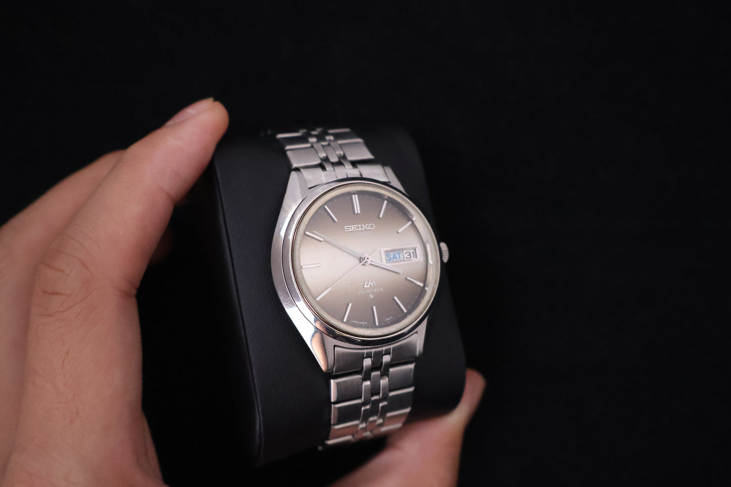 (SERVICED) Rare Vintage 1971 Seiko Lord Matic LM 25 Jewels 5606-7190