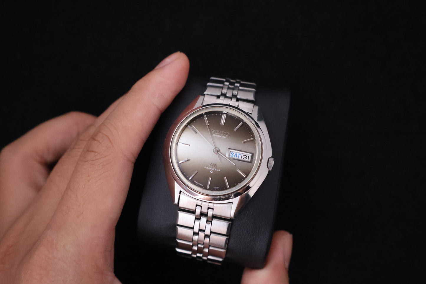 (SERVICED) Rare Vintage 1971 Seiko Lord Matic LM 25 Jewels 5606-7190
