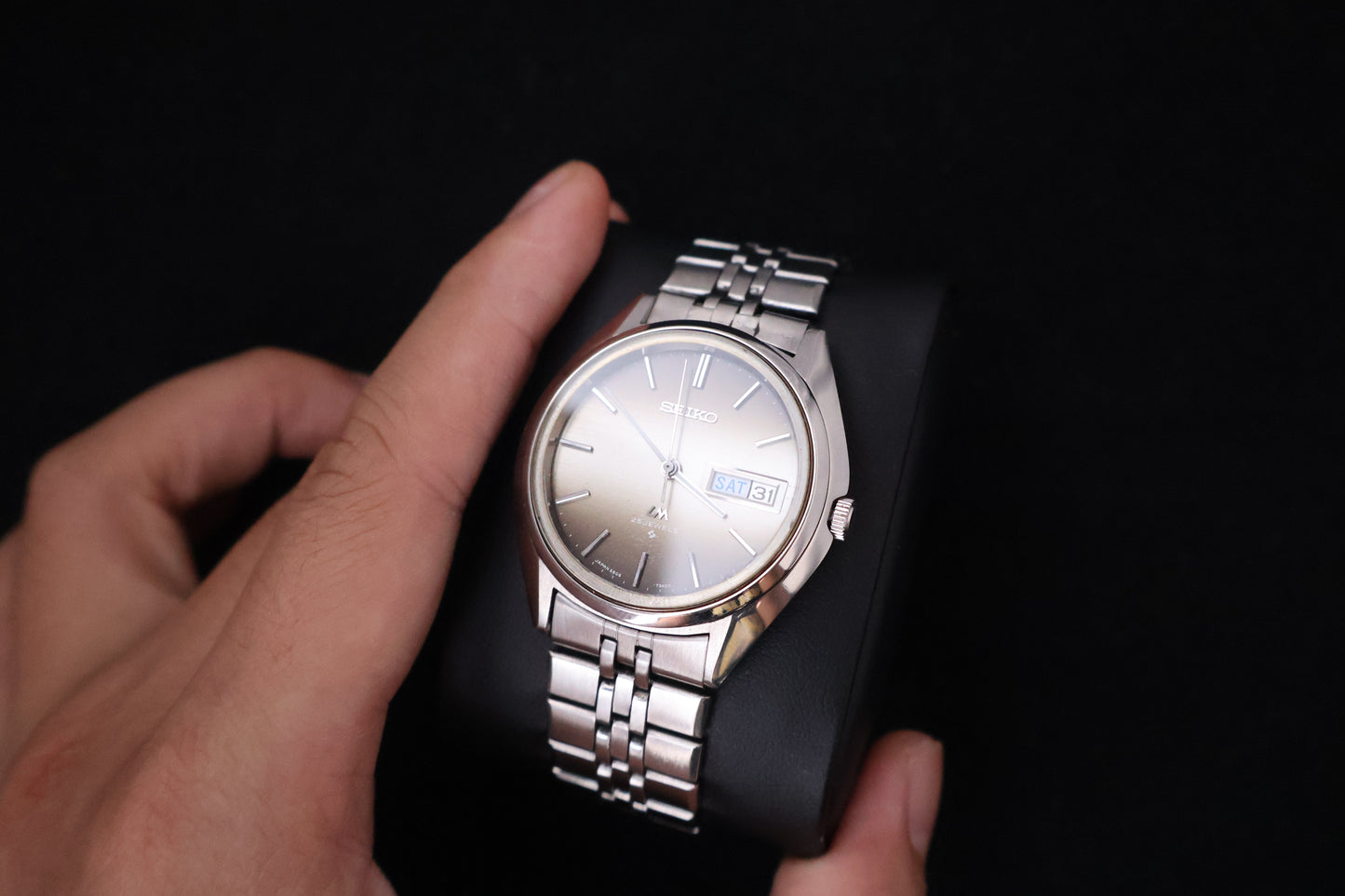 (SERVICED) Rare Vintage 1971 Seiko Lord Matic LM 25 Jewels 5606-7190