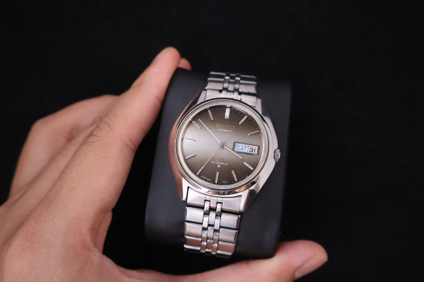 (SERVICED) Rare Vintage 1971 Seiko Lord Matic LM 25 Jewels 5606-7190