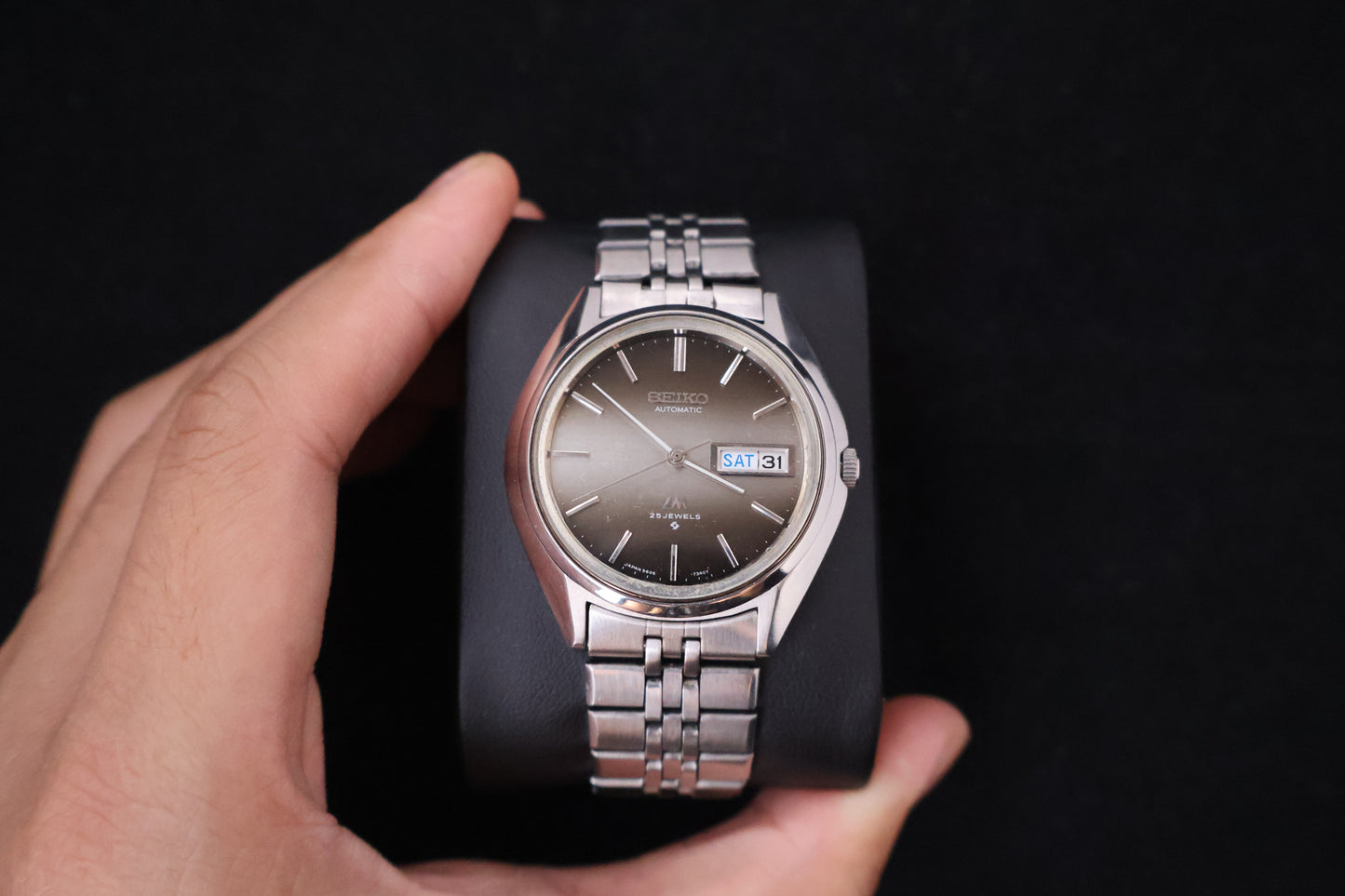 (SERVICED) Rare Vintage 1971 Seiko Lord Matic LM 25 Jewels 5606-7190