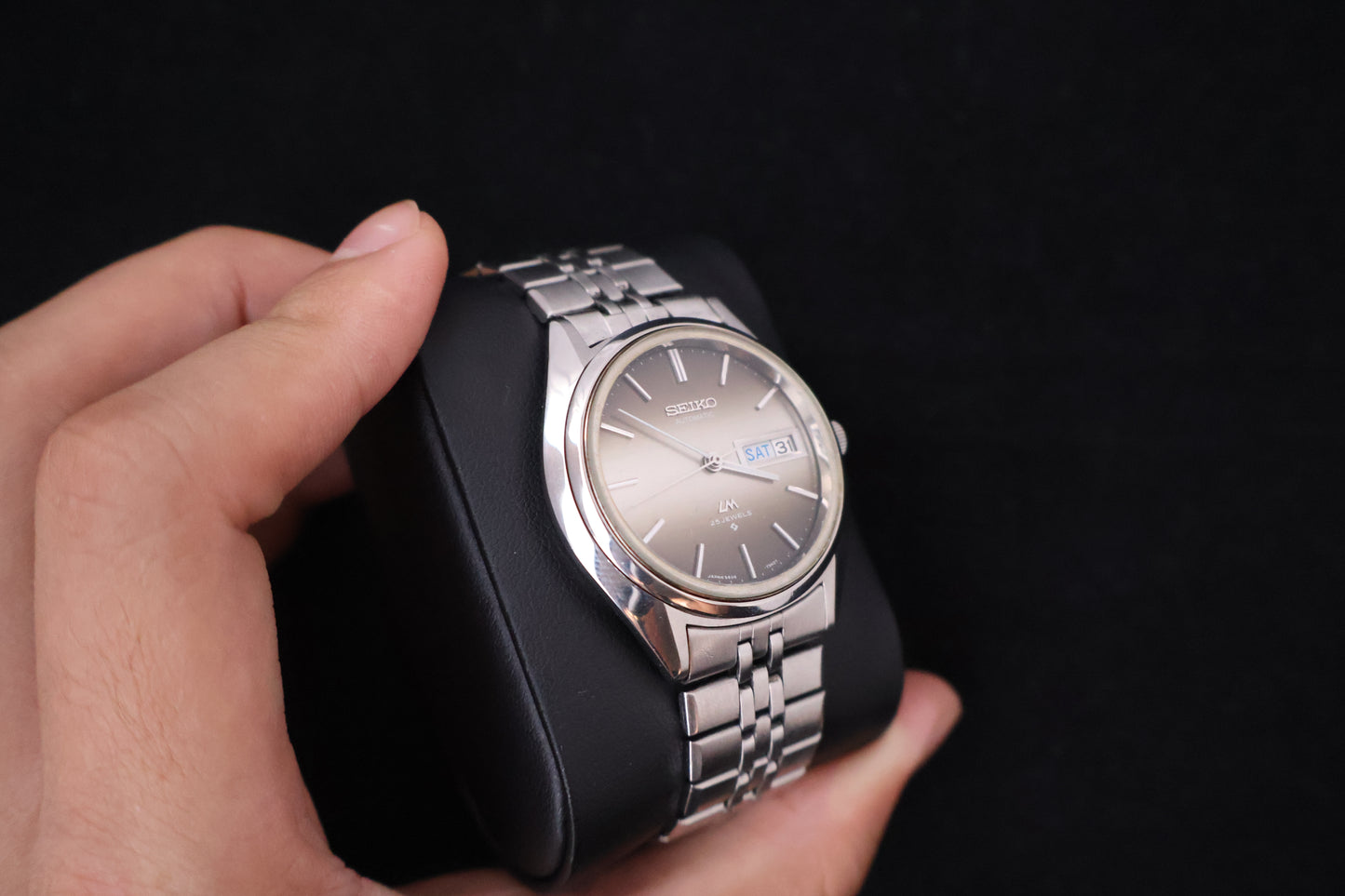 (SERVICED) Rare Vintage 1971 Seiko Lord Matic LM 25 Jewels 5606-7190