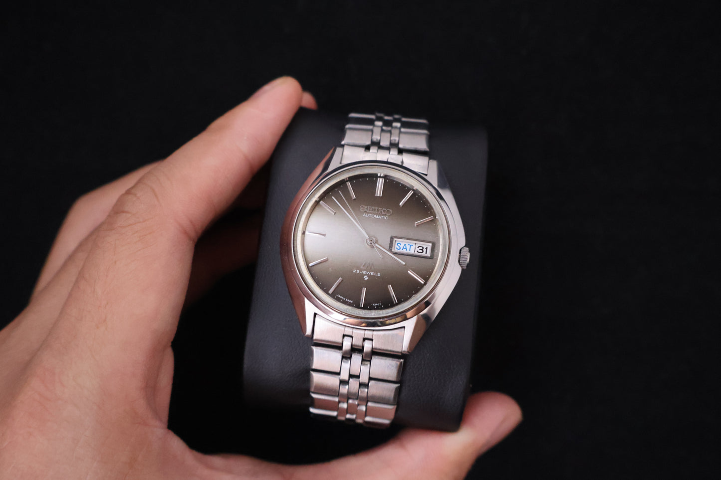 (SERVICED) Rare Vintage 1971 Seiko Lord Matic LM 25 Jewels 5606-7190