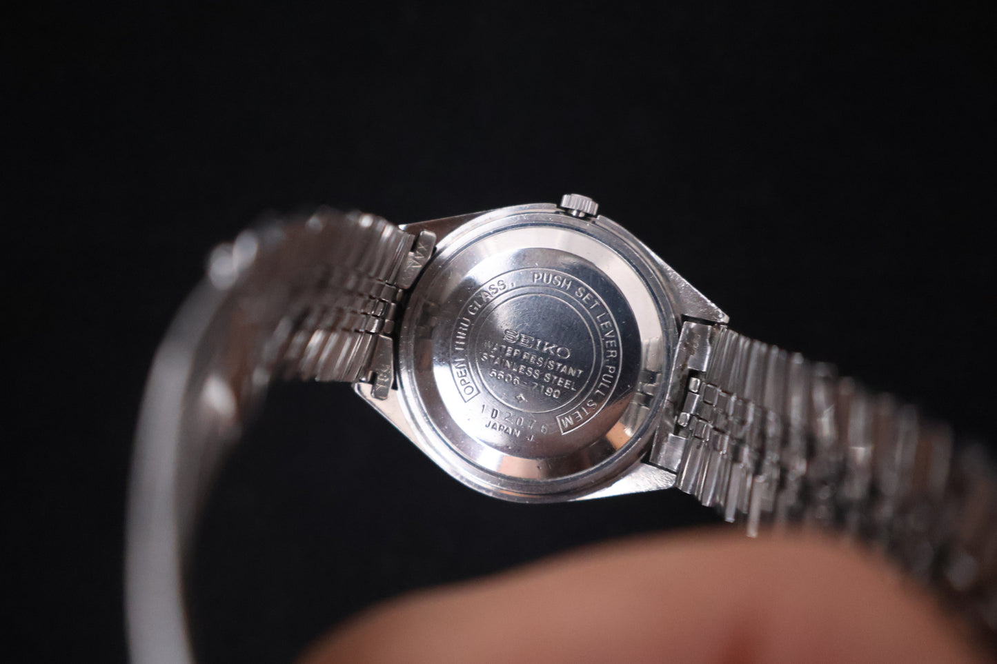 (SERVICED) Rare Vintage 1971 Seiko Lord Matic LM 25 Jewels 5606-7190